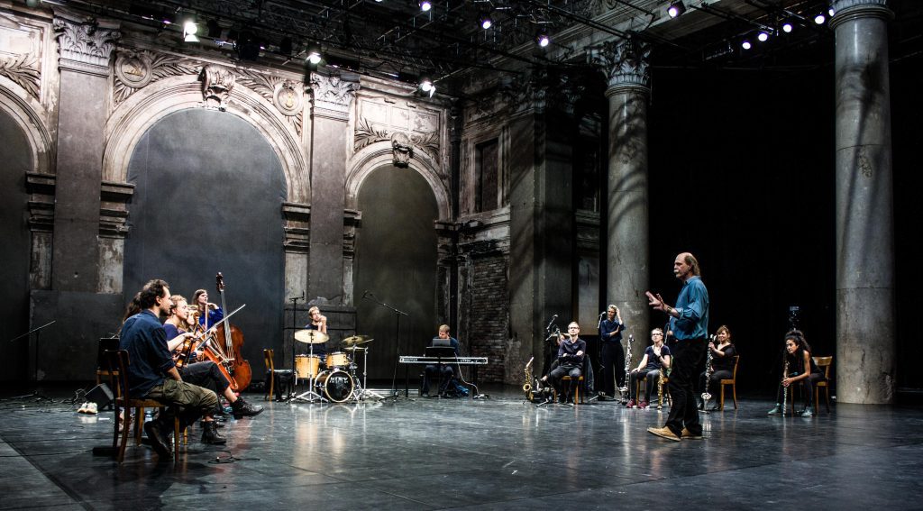Vienna Improvisers Orchestra at Odeon Theatre Vienna (set photo)